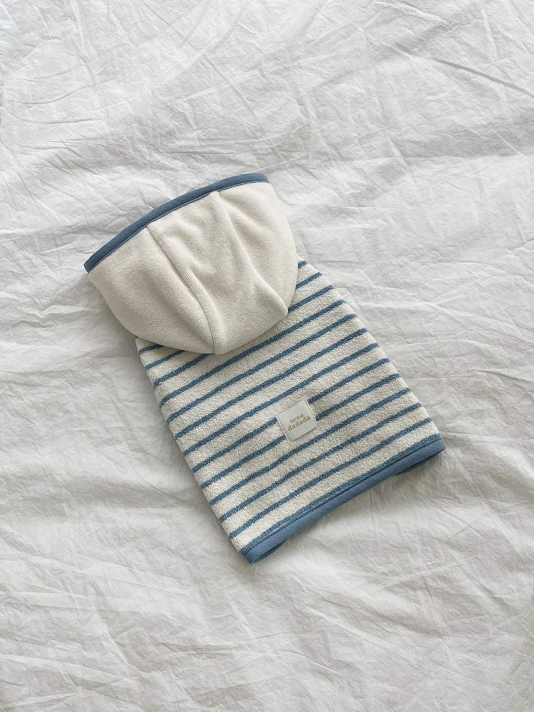 Pet bath towel gown 목욕가운(blue)