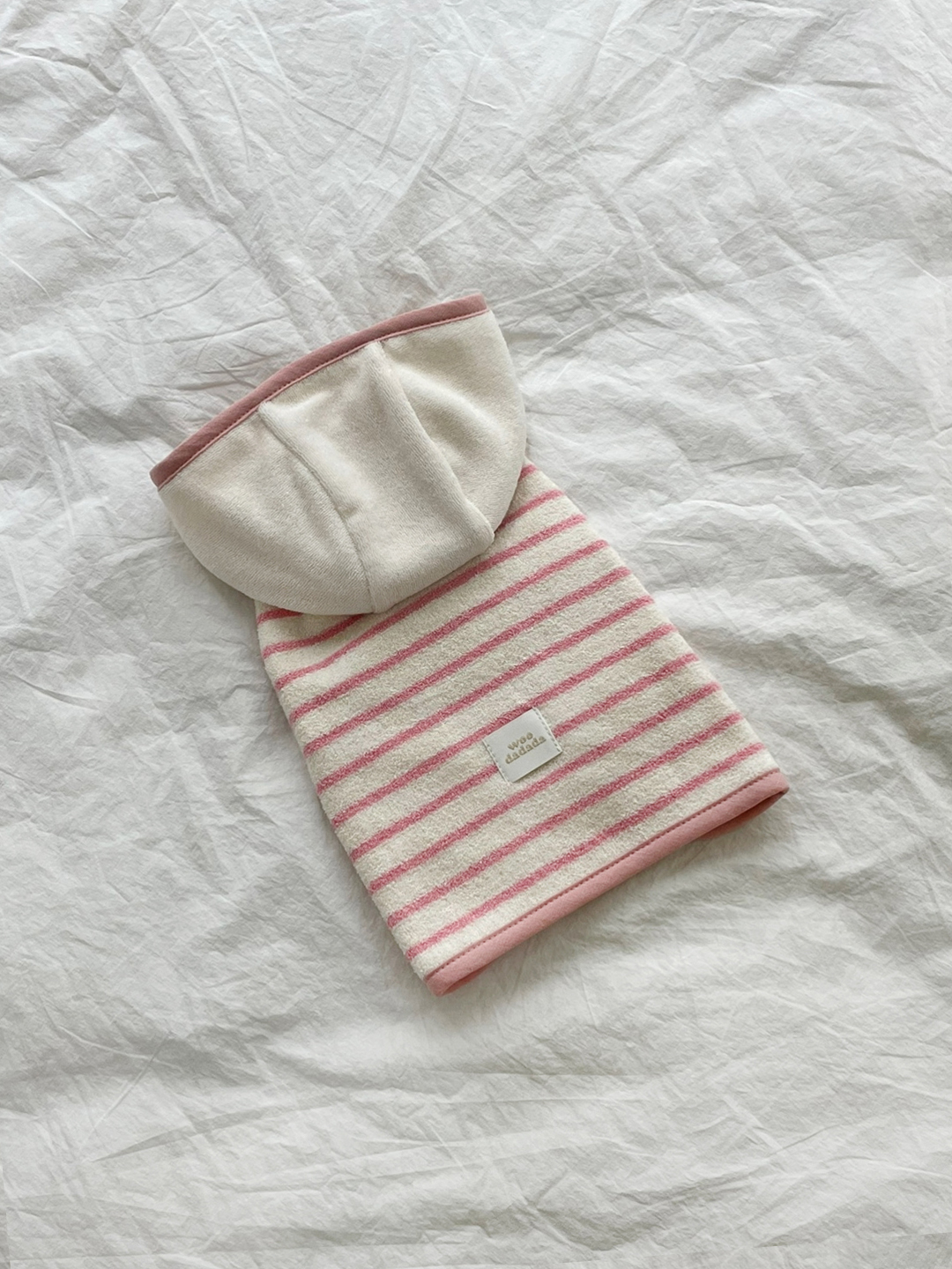 Pet bath towel gown 목욕가운(pink)